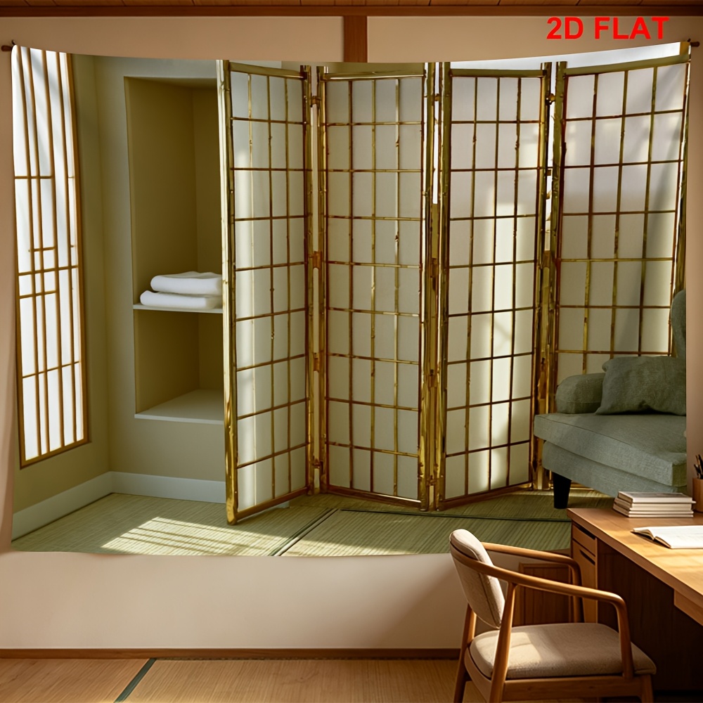Shoji Screen Divider - Dekoracyjna japońska parawanowa ścianka działowa Shoji,