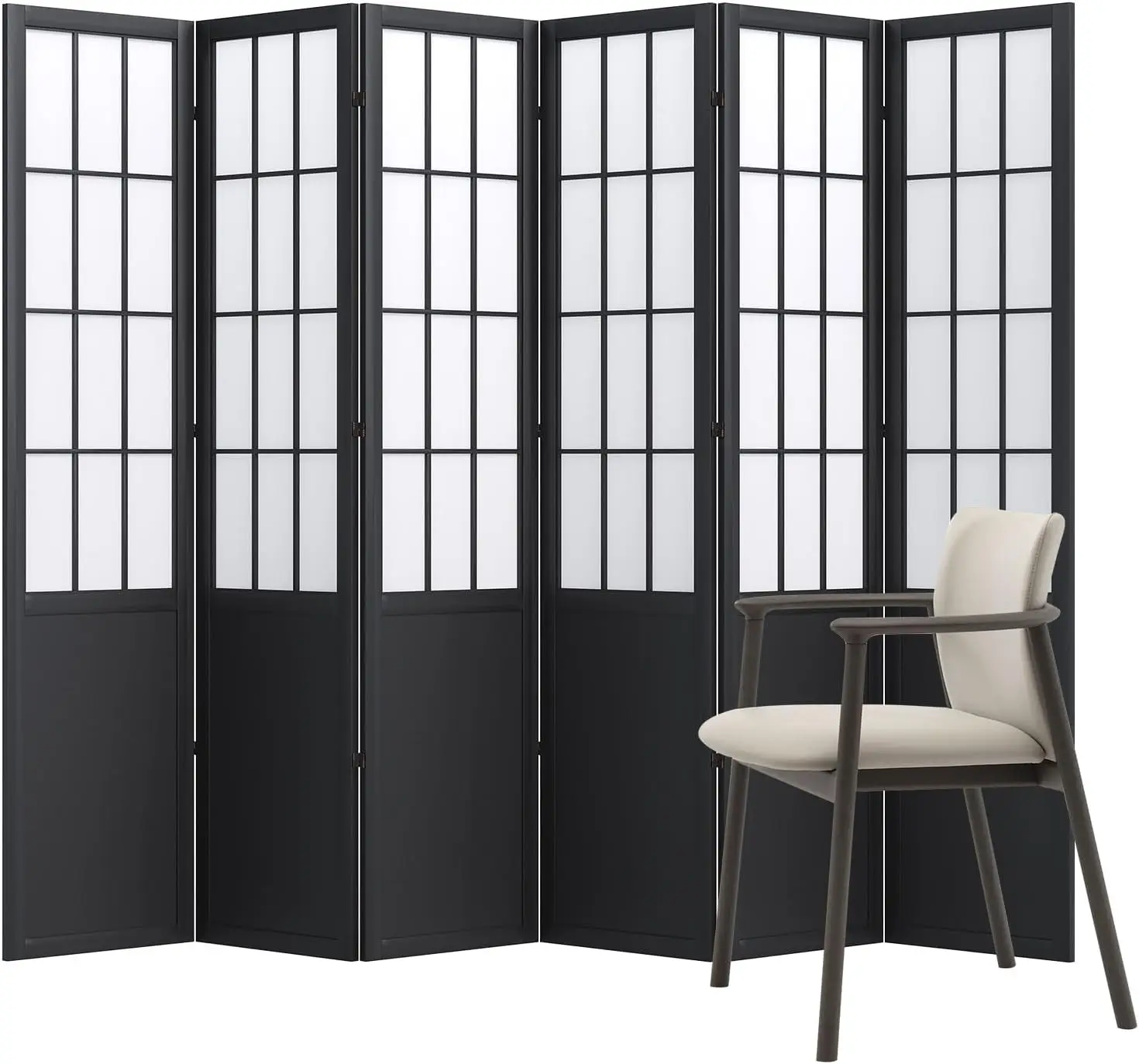 Shoji Screen Divider - Parawan pokojowy o długości 5,6 stóp,