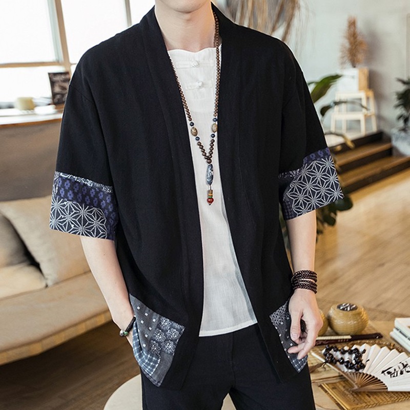 Japanese Lifestyle - Japońskie kimono męskie, kardigan, streetwear, yukata,