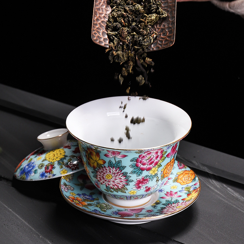 HMLOVE biała porcelana Sancai  – Matcha Bowl Chawan recenzja i cena