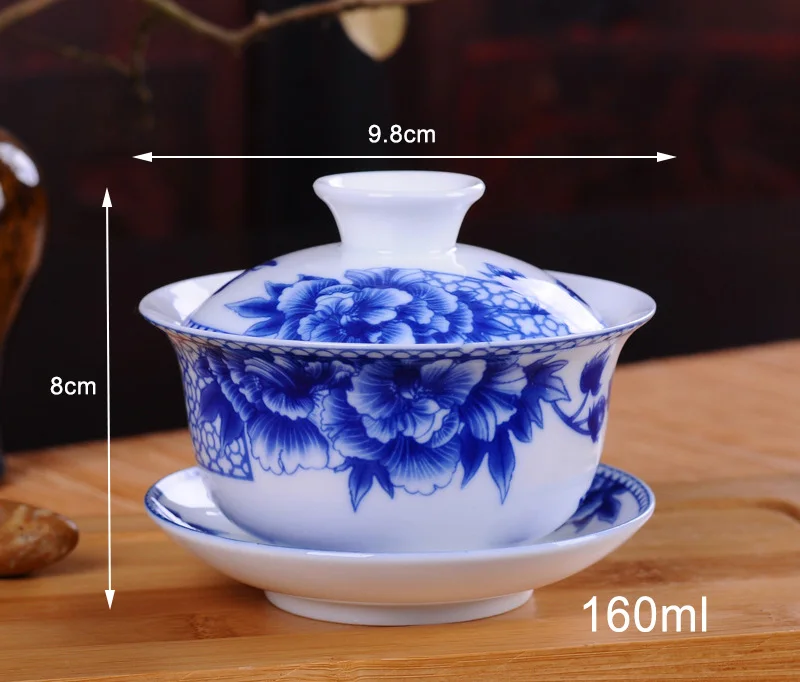 Biała porcelana niebieski i bi – Matcha Bowl Chawan recenzja i cena
