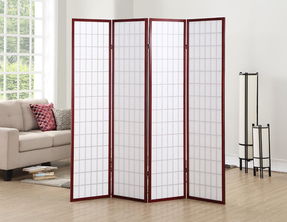 Orientalny parawan Shoji z 4 p – Shoji Screen Divider recenzja i cena