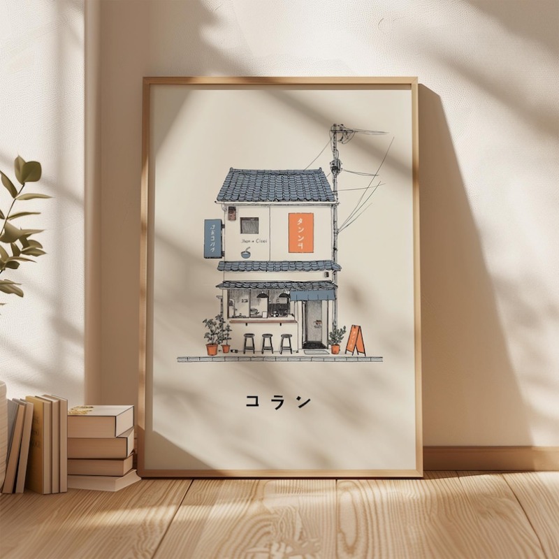 1 szt. Japoński Plakat na Płót – Japanese Lifestyle recenzja i cena
