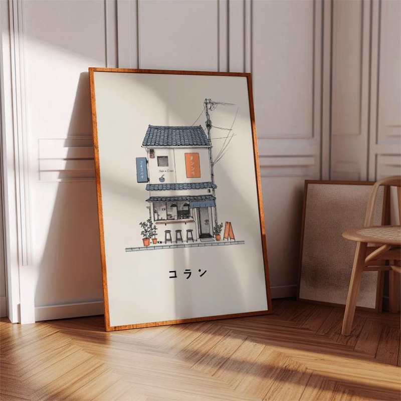 1 szt. Japoński Plakat na Płót – Japanese Lifestyle recenzja i cena