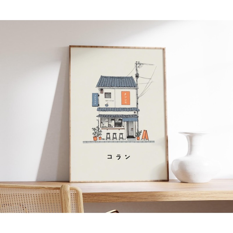1 szt. Japoński Plakat na Płót – Japanese Lifestyle recenzja i cena