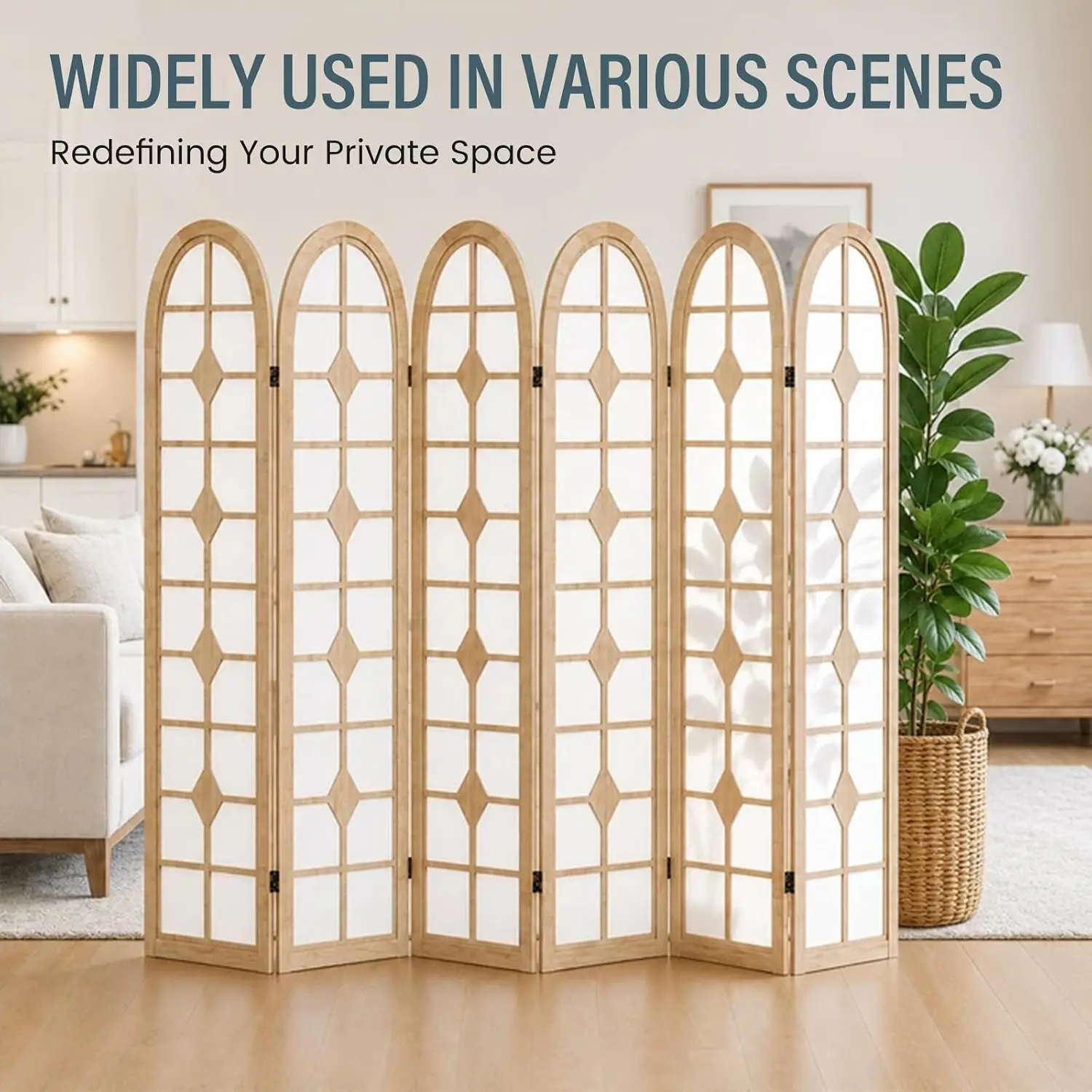 6-panelowy parawan Shoji, drew – Shoji Screen Divider recenzja i cena