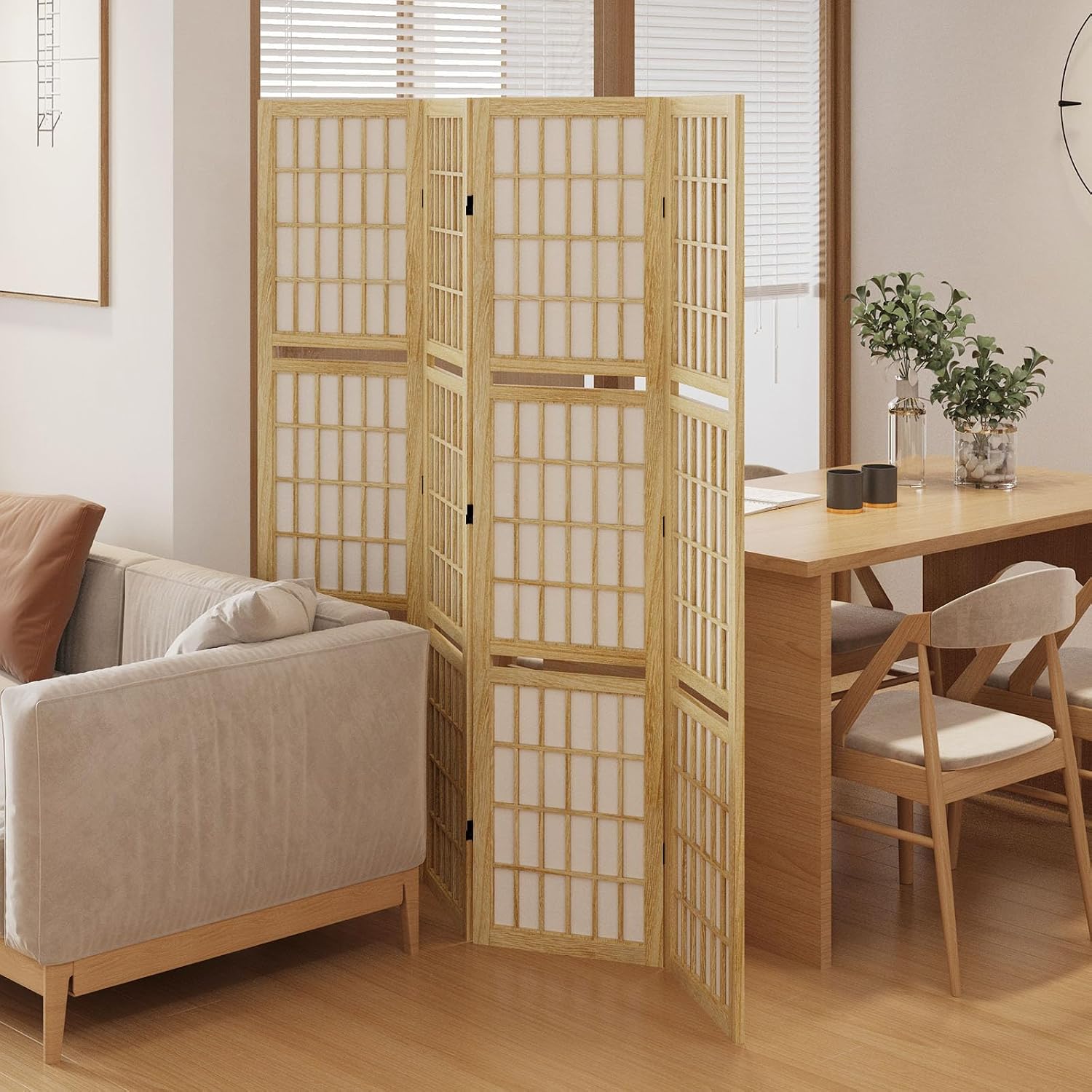 Drewniany parawan Shoji o wyso – Shoji Screen Divider recenzja i cena