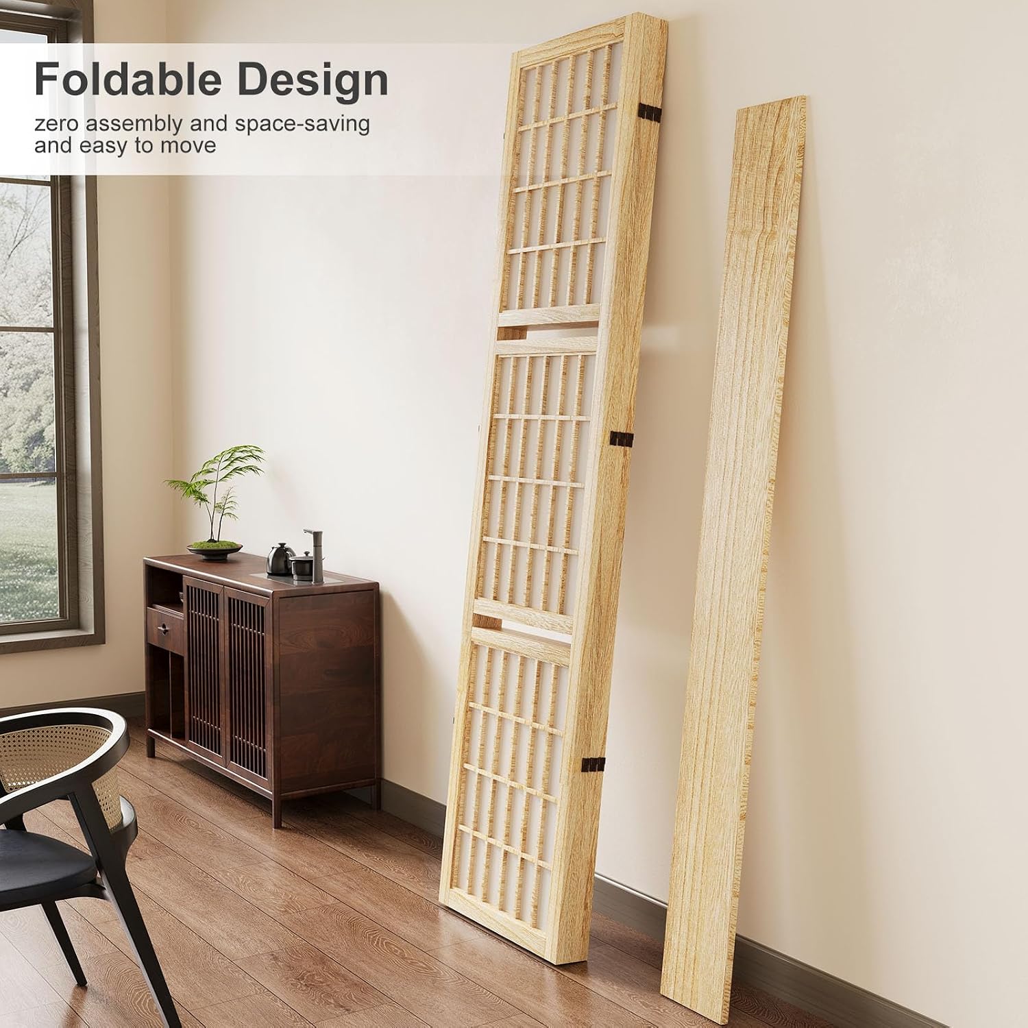 Drewniany parawan Shoji o wyso – Shoji Screen Divider recenzja i cena