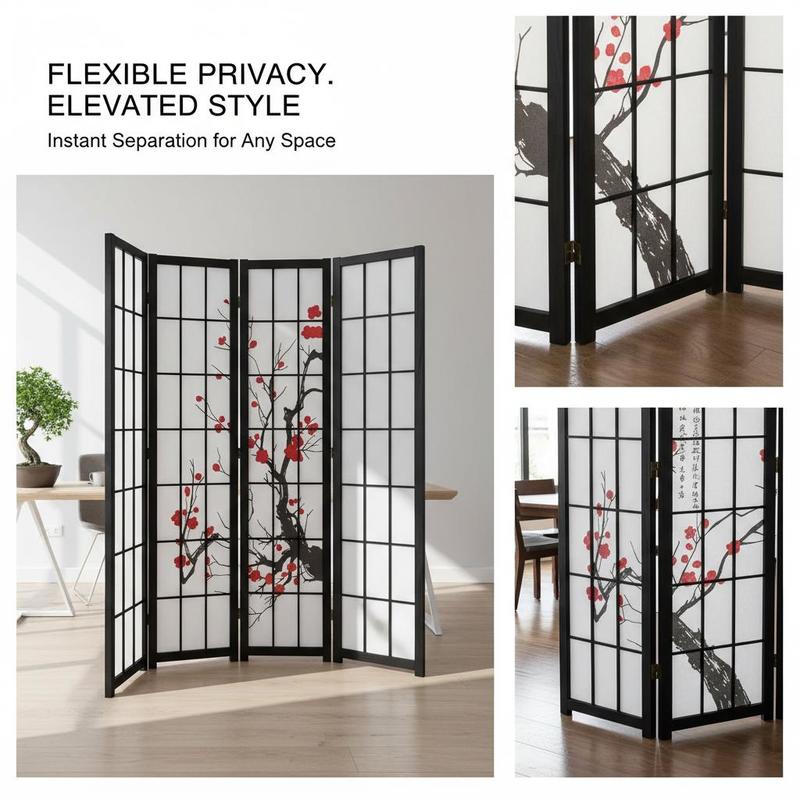 Japoński parawan Shoji, 6 pane – Shoji Screen Divider recenzja i cena